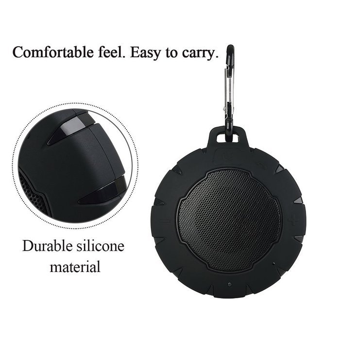 Waterproof Bluetooth Speaker, iXCC Portable Wireless Bluetooth 4.0 Speaker with Rich Bass, Hands-free Microphone... N2