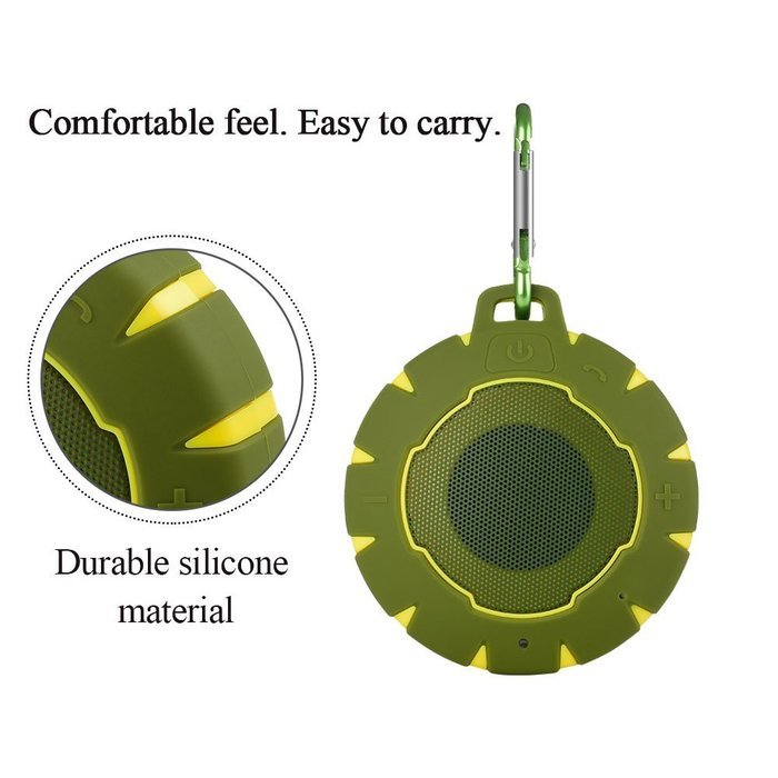 Waterproof Bluetooth Speaker, iXCC Portable Wireless Bluetooth 4.0 Speaker with Rich Bass, Hands-free Microphone... N9