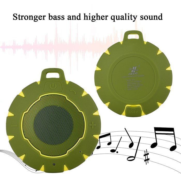 Waterproof Bluetooth Speaker, iXCC Portable Wireless Bluetooth 4.0 Speaker with Rich Bass, Hands-free Microphone... N11