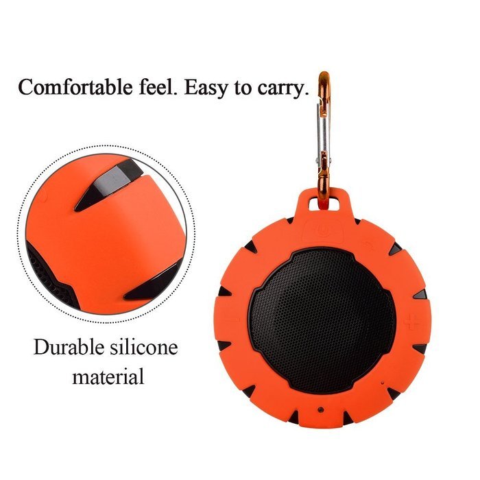 Waterproof Bluetooth Speaker, iXCC Portable Wireless Bluetooth 4.0 Speaker with Rich Bass, Hands-free Microphone... N16