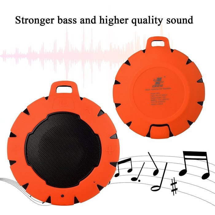 Waterproof Bluetooth Speaker, iXCC Portable Wireless Bluetooth 4.0 Speaker with Rich Bass, Hands-free Microphone... N18