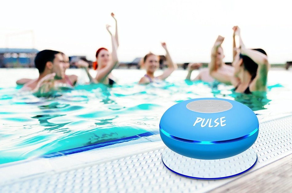 CSJ Sound Pulse Wireless Pulse Bluetooth 4.0 Waterproof Speaker - Black N6