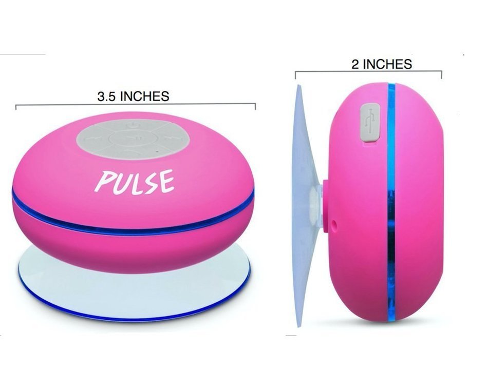 CSJ Sound Pulse Wireless Pulse Bluetooth 4.0 Waterproof Speaker - Black N17