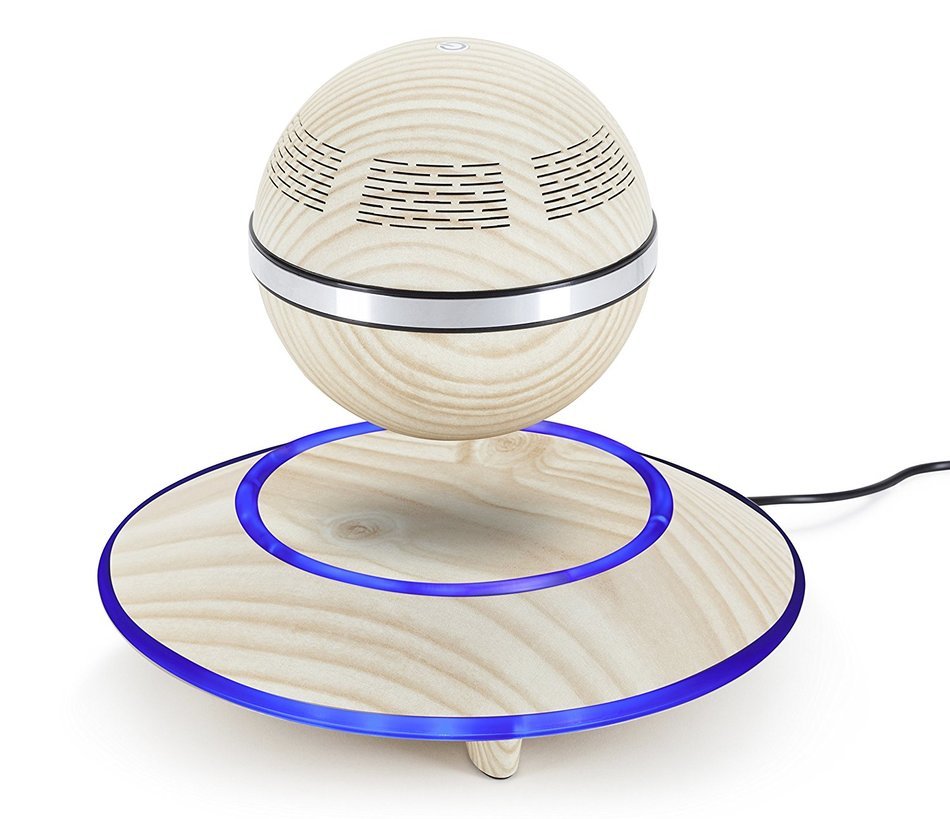 Levitating Bluetooth Speaker - Floating Wireless Speaker - SciFi Speaker by Wasserstein (Black) N8