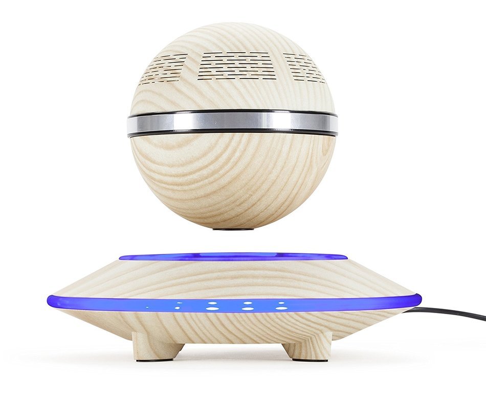 Levitating Bluetooth Speaker - Floating Wireless Speaker - SciFi Speaker by Wasserstein (Black) N10
