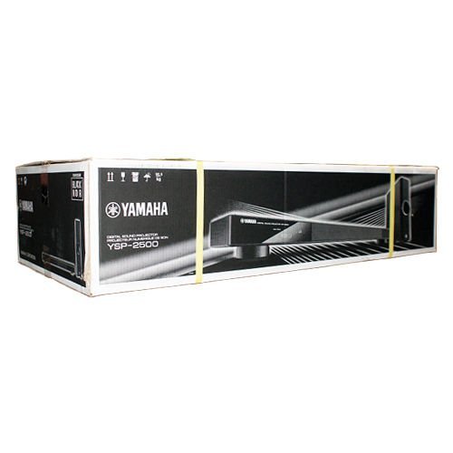Yamaha YSP2500BL 7.1-Channel Soundbar Wireless Subwoofer Home Theater System (Black)