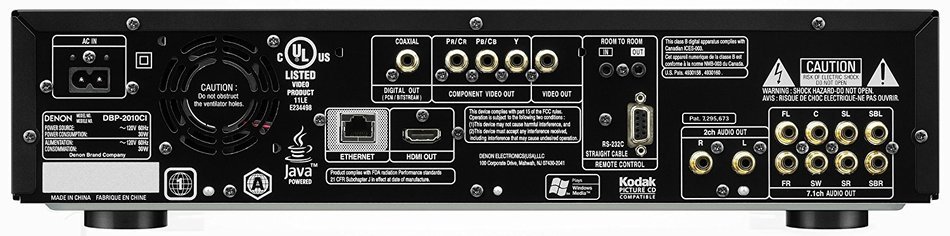 Denon DBP2010 Blu-ray/DVD/CD Player (Black) N2