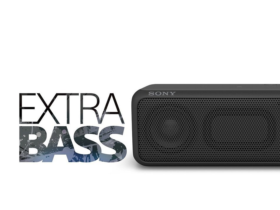 Sony SRSXB3/BLK Portable Wireless Speaker with Bluetooth (Black)