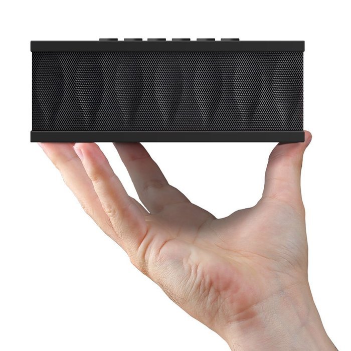 Photive CYREN Portable Wireless Bluetooth Speaker with Built in Speakerphone 8 hour Rechargeable Battery (Black) N4