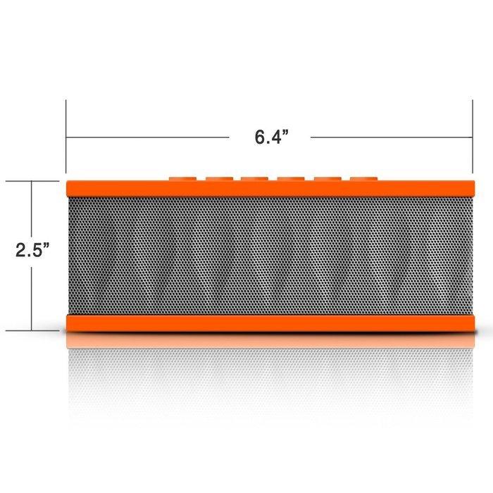 Photive CYREN Portable Wireless Bluetooth Speaker with Built in Speakerphone 8 hour Rechargeable Battery (Black) N18