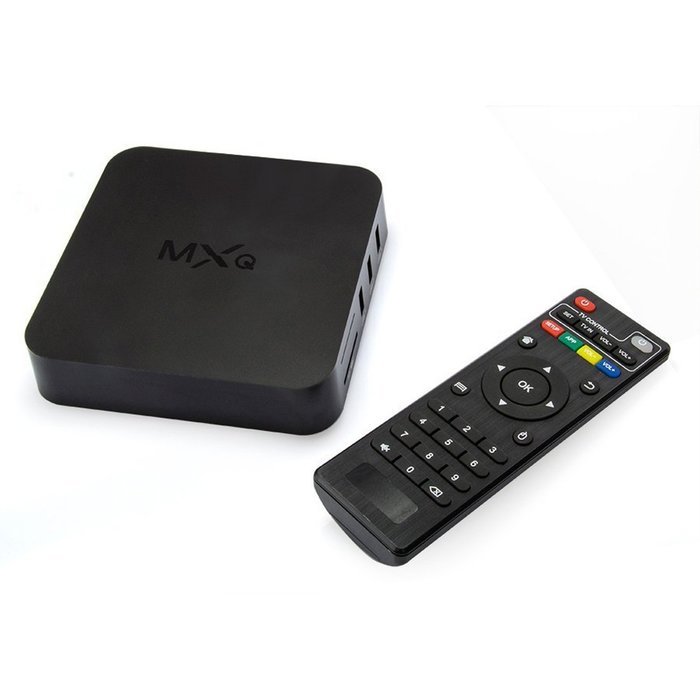 General Smart Tv Box MXQ Quad Core Android 4.4 Smart Media Player Hdmi Wifi Lan 4k 1080p H.265 N4