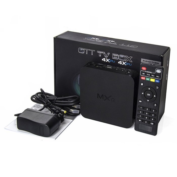 General Smart Tv Box MXQ Quad Core Android 4.4 Smart Media Player Hdmi Wifi Lan 4k 1080p H.265 N6