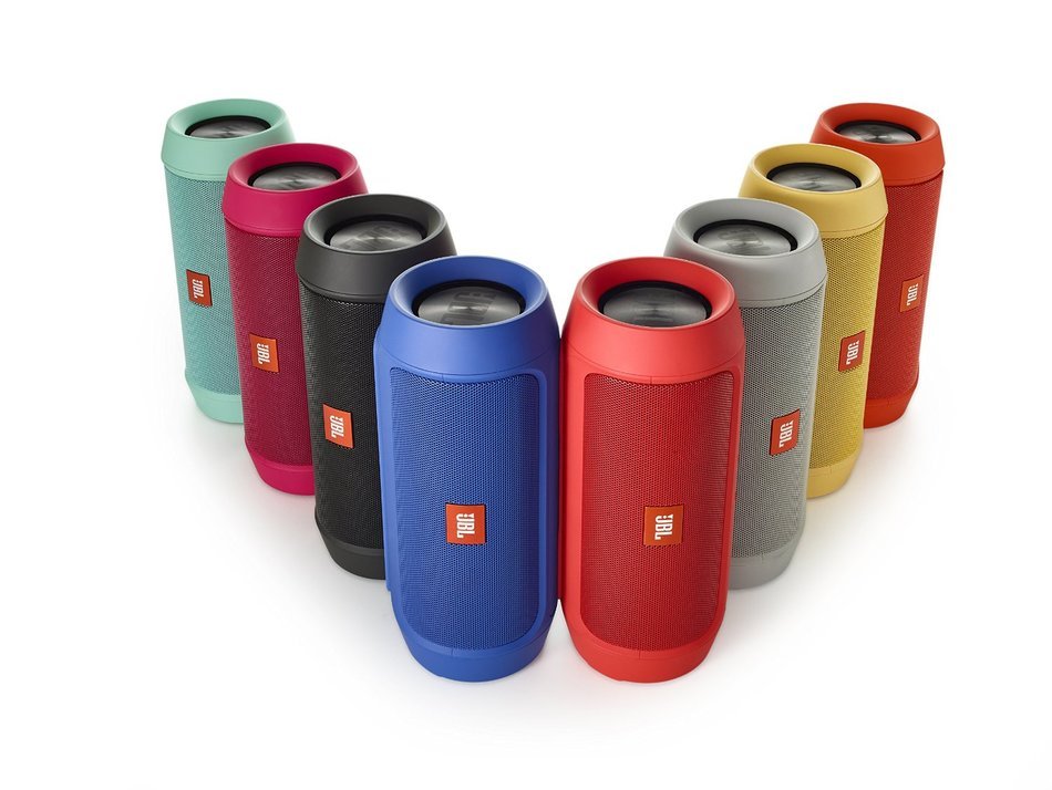 JBL Charge 2+ Splashproof Portable Bluetooth Speaker (Black) N5