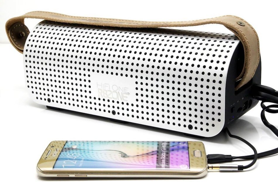 Wireless Bluetooth 4.0 Speaker 8800mAH Power Bank Rechargeable Battery Charger Hi-Fi Aluminum NFC TF Card AUX-in...