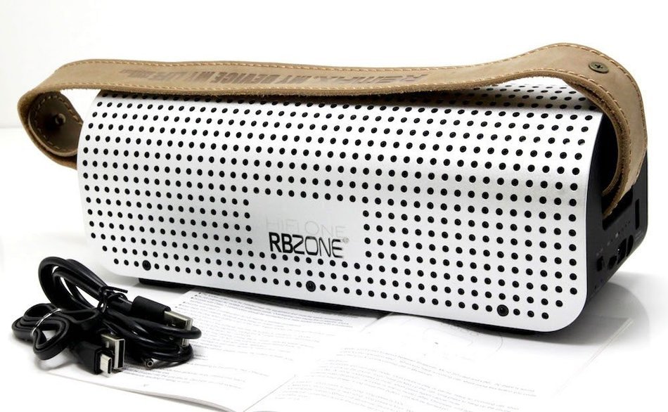 Wireless Bluetooth 4.0 Speaker 8800mAH Power Bank Rechargeable Battery Charger Hi-Fi Aluminum NFC TF Card AUX-in... N5