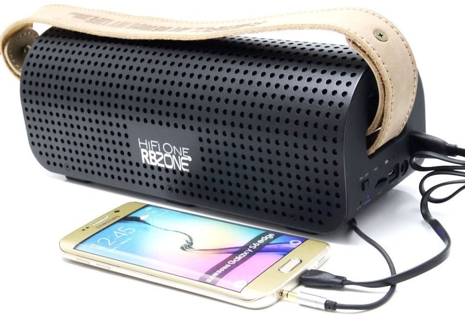 Wireless Bluetooth 4.0 Speaker 8800mAH Power Bank Rechargeable Battery Charger Hi-Fi Aluminum NFC TF Card AUX-in... N21