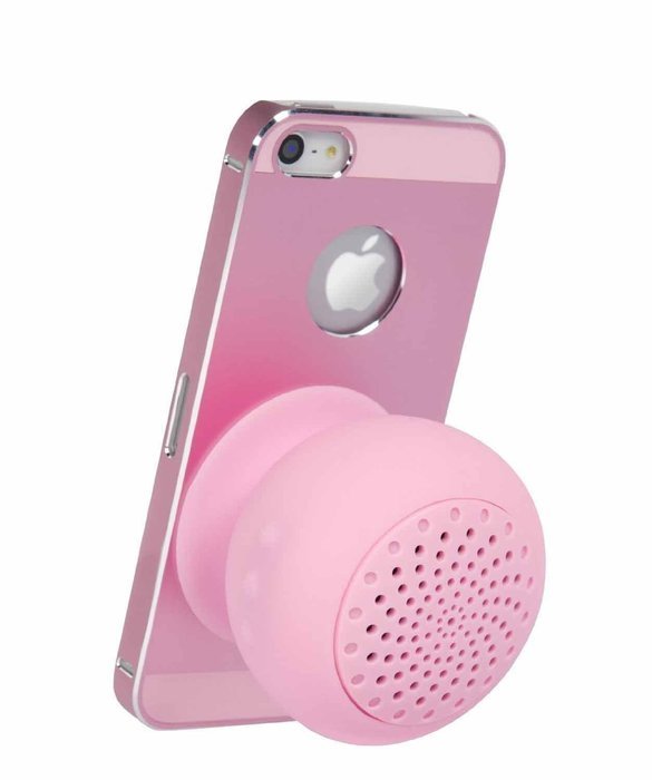 amtonseeshop Waterproof Mini Mushroom Wireless Bluetooth Speaker (Pink) N2