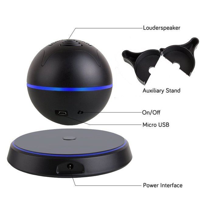 Wireless Music Speakers UPPEL Portable Levitating Floating Bluetooth4.0 Speaker Levitation Maglev Speaker Multicolor... N6