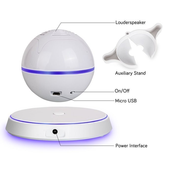 Wireless Music Speakers UPPEL Portable Levitating Floating Bluetooth4.0 Speaker Levitation Maglev Speaker Multicolor... N9