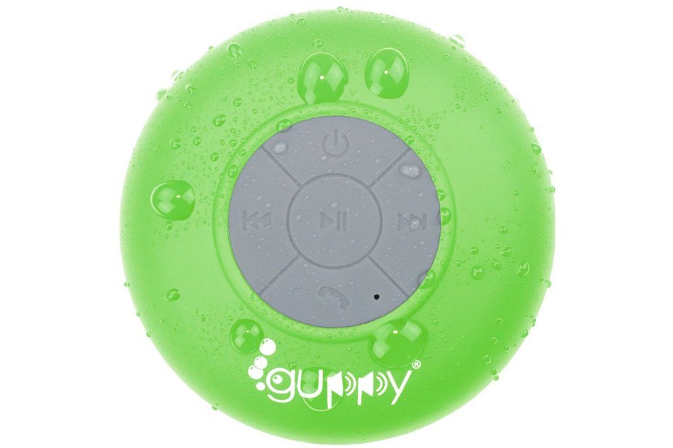 Guppy&reg; Water Resistant Bluetooth Shower Speaker - Wireless Portable Audio, New 2015 Model - Kid-friendly, Built-in... N59