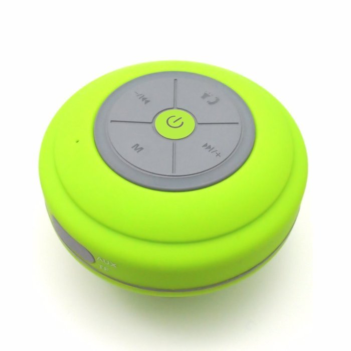 Guppy&reg; Water Resistant Bluetooth Shower Speaker - Wireless Portable Audio, New 2015 Model - Kid-friendly, Built-in... N62