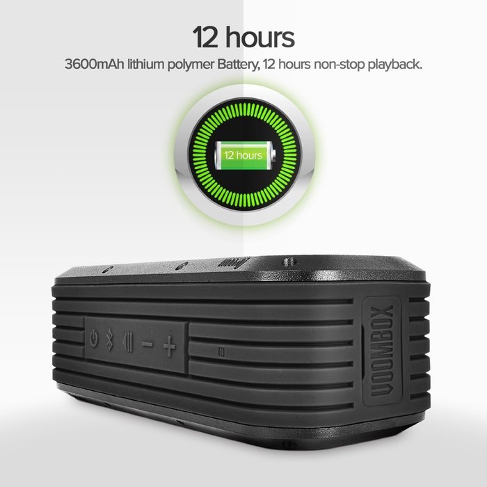 Divoom Outdoor2 Stereo Wireless Bluetooth Speaker (Black) N4