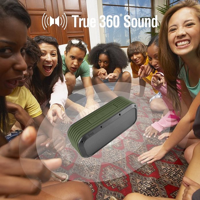 Divoom Outdoor2 Stereo Wireless Bluetooth Speaker (Black) N12
