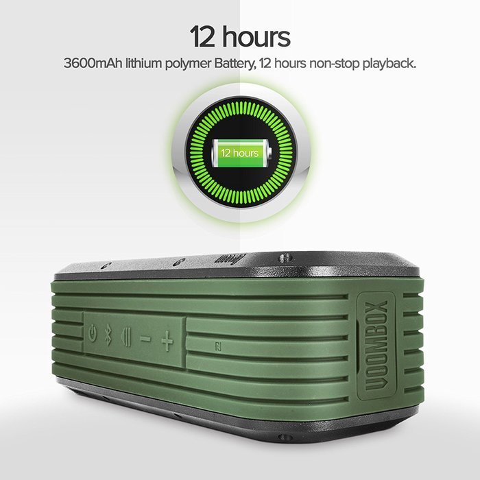 Divoom Outdoor2 Stereo Wireless Bluetooth Speaker (Black) N13