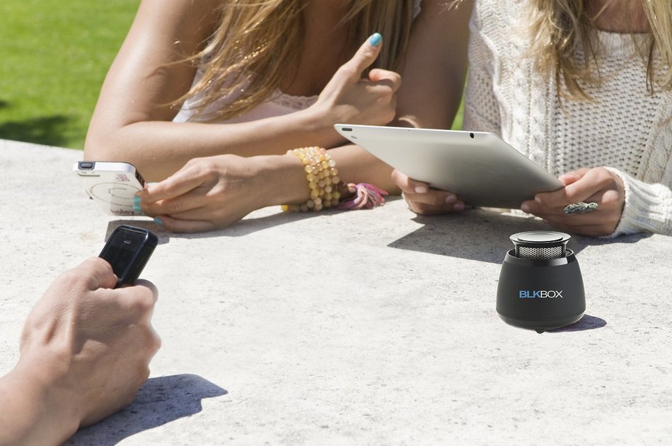 Wireless Bluetooth Speaker- BLKBOX POP360 Hands Free Bluetooth Speaker - for iPhones, iPads, Androids, Samsung... N6