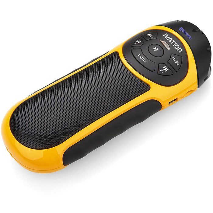 Ivation Bike Beakin: Portable Rechargeable Bluetooth Speakers & MP3 Player w/ MicroSD Card Slot, AUX Input, FM...
