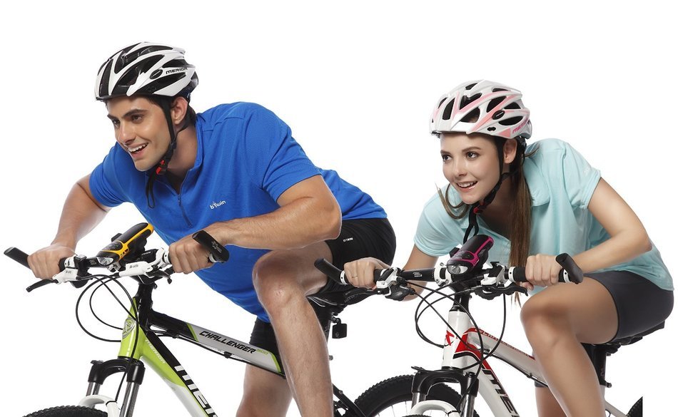 Ivation Bike Beakin: Portable Rechargeable Bluetooth Speakers & MP3 Player w/ MicroSD Card Slot, AUX Input, FM... N4