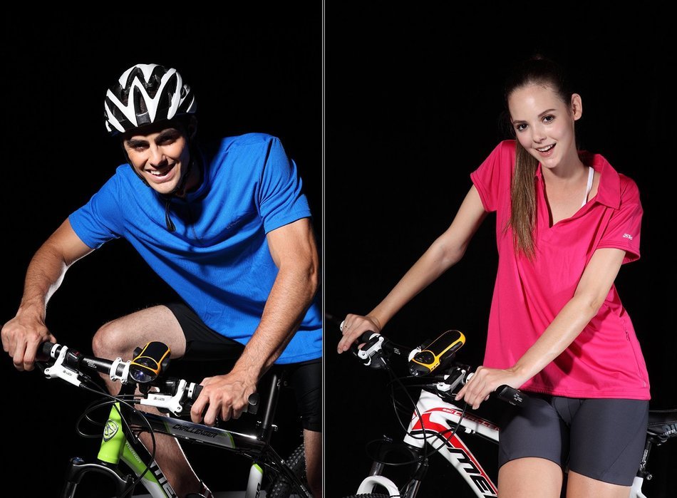 Ivation Bike Beakin: Portable Rechargeable Bluetooth Speakers & MP3 Player w/ MicroSD Card Slot, AUX Input, FM... N6