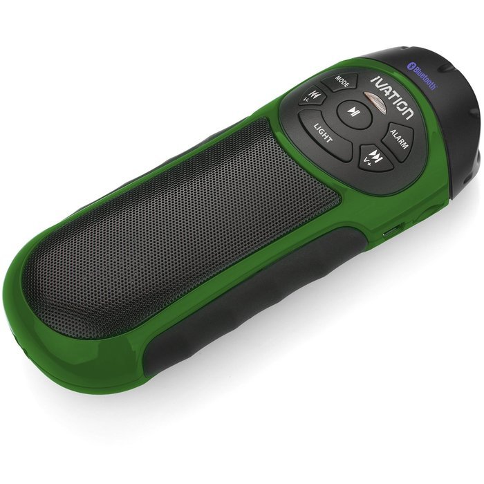 Ivation Bike Beakin: Portable Rechargeable Bluetooth Speakers & MP3 Player w/ MicroSD Card Slot, AUX Input, FM... N10
