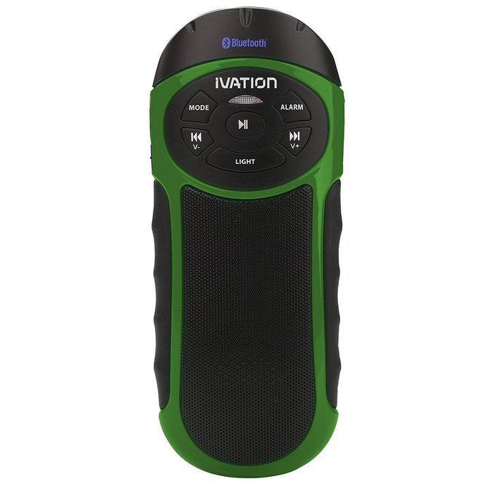 Ivation Bike Beakin: Portable Rechargeable Bluetooth Speakers & MP3 Player w/ MicroSD Card Slot, AUX Input, FM... N12