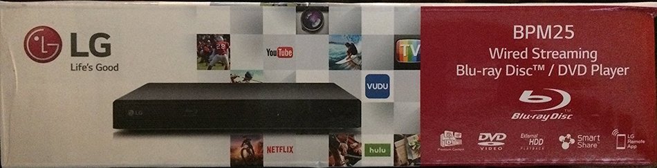 LG BPM25 Blu-Ray Disc&trade; Player w/ Streaming Services(Certified Refurbished)