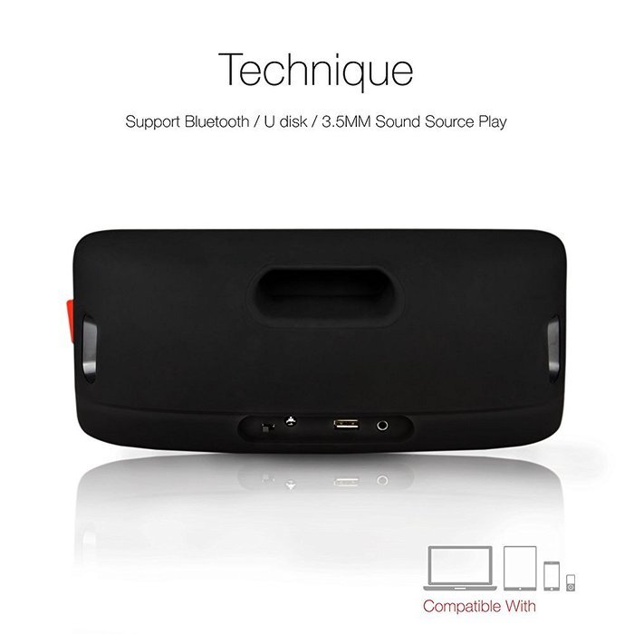 1STPLAYER X-Sound Bluetooth 4.0 Portable Wireless speaker, 2 of 15W Output Power with Enhanced Bass, Compatible... N7