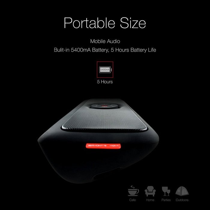 1STPLAYER X-Sound Bluetooth 4.0 Portable Wireless speaker, 2 of 15W Output Power with Enhanced Bass, Compatible... N9