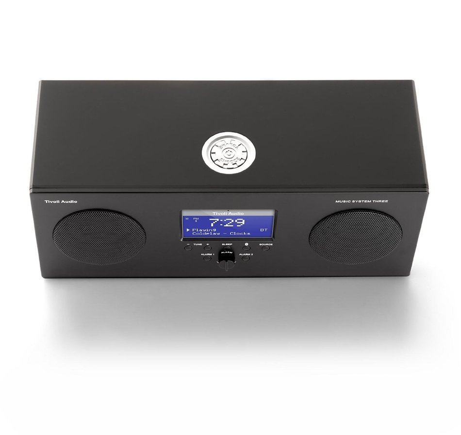 Tivoli Audio Music System Three Portable Hi-Fi System (Black) N4