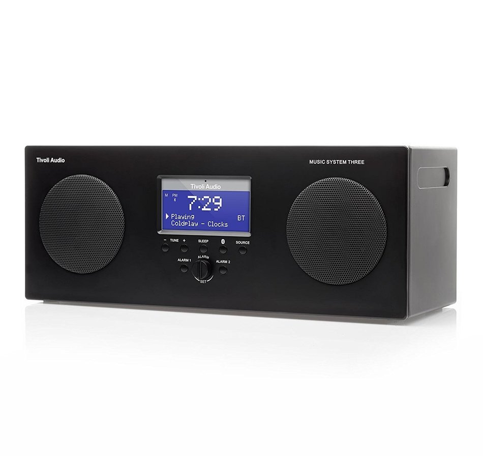 Tivoli Audio Music System Three Portable Hi-Fi System (Black) N5