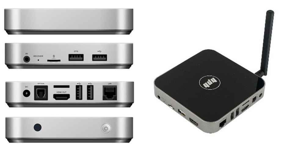 HPH TV Box Android 5.1 Lollipop RK3368 Octa core 2 GB RAM 16 GB NAND Flash 4k Dual Band WiFi Bluetooth 4.0 N3