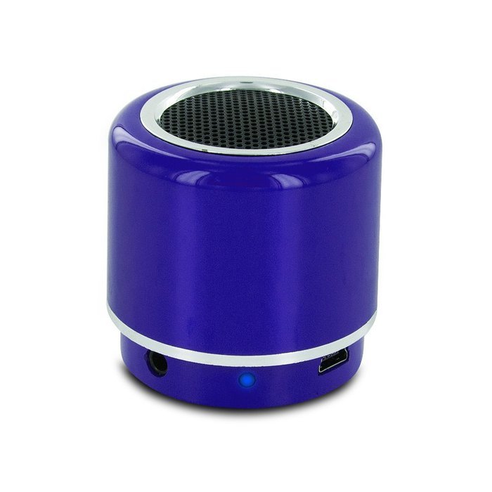 Mini-BOOM Wireless Bluetooth Speaker with Rechargeable Battery (Silver) N9