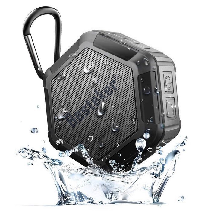 Bluetooth Speakers, Besteker Portable Wireless Speakers IP67 Waterproof NFC Pairing Function 2-in-1 USB Cable... N10