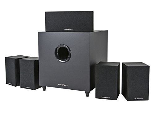 Monoprice 10565 Premium 5.1 Channel Home Theater System with Subwoofer