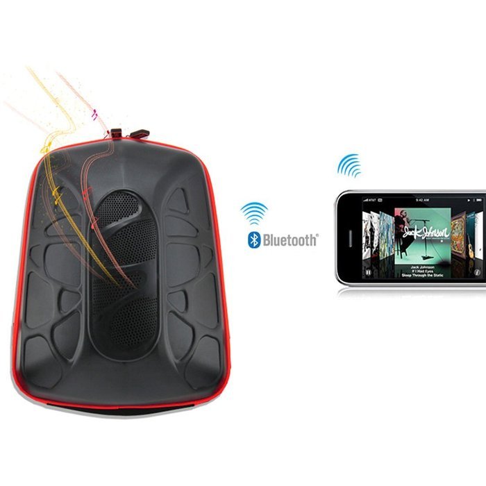 DaXiang Waterproof Multi-function LED Backpack with Bluetooth Wireless Speaker,Cycling Knapsack,Handsfree,Tf Card... N4