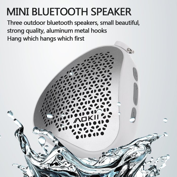 Bluetooth Speakers AOKII Hands-Free Speakerphone with Mic.waterproof bluetooth speakerswith Enhanced Bass,Compatible... N2