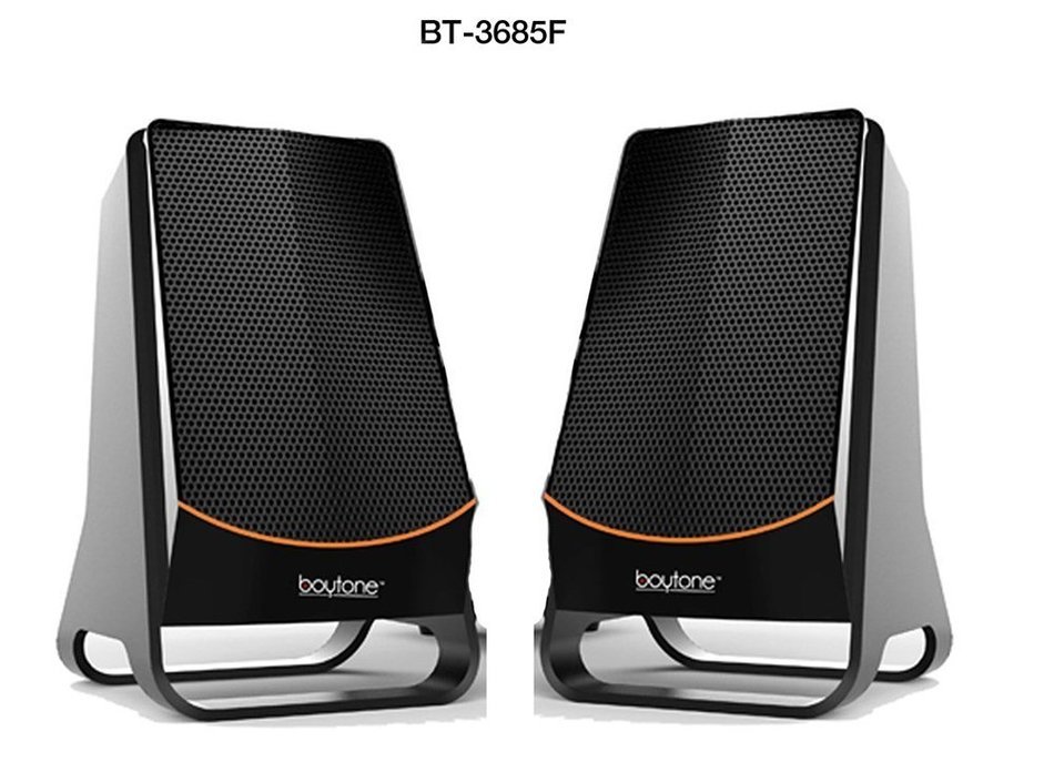Boytone BT-3685F, Wireless Bluetooth 2.1 Multimedia Powerful Bass System with FM Radio, Remote Control, Aux Port... N4