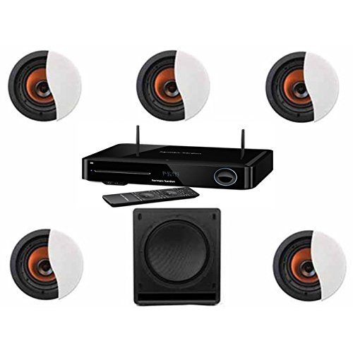 Klipsch CDT-5650-CII In-Ceiling System #7-Harman Kardon BDS-580BQ 5.1 Channel