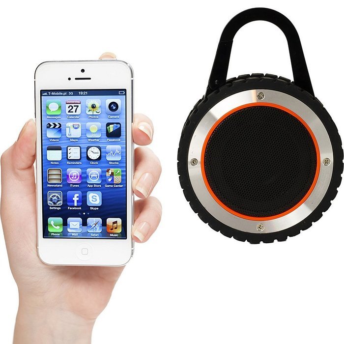 FRESHeTECH All-Terrain Portable Rugged Waterproof Bluetooth Speaker, Black N7