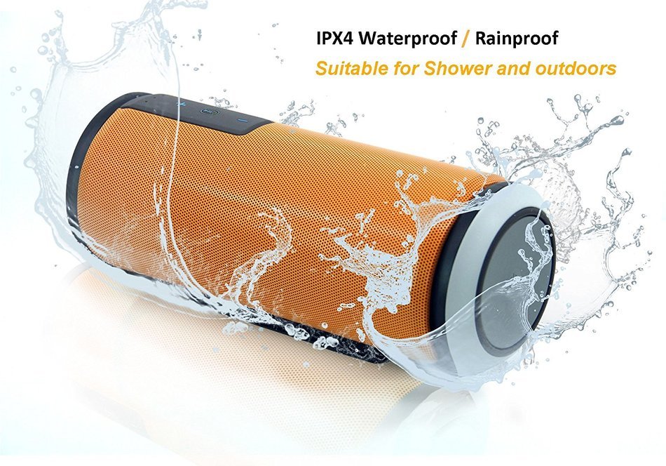 Bluetooth Speaker, Basstyle Universal Portable IPX4 Water Resistant Wireless Speaker CSR 4.0 Bluetooth Speakerphone...