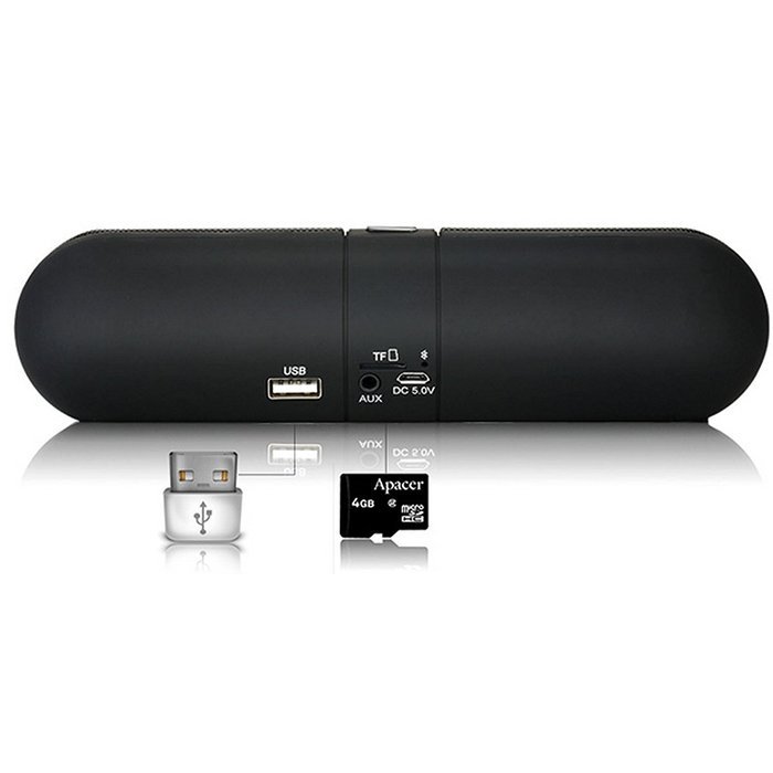 Bluetooth Speakers,Portable Wireless Speaker Build-in Microphone Pill Speaker N2